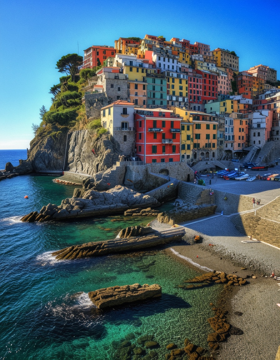 ehdr,  cinque terre on Tensor.Art