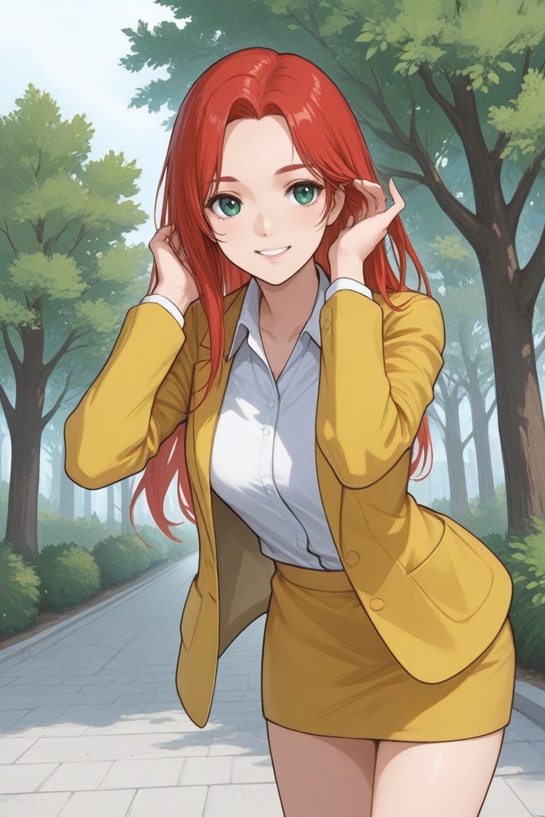 christina_mackenzie,  1girl,  red hair on Tensor.Art