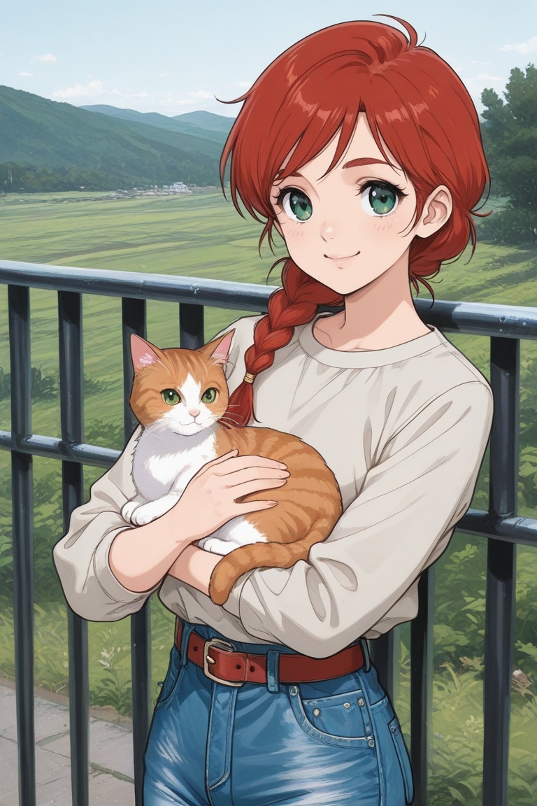 christina_mackenzie,  1girl,  red hair on Tensor.Art