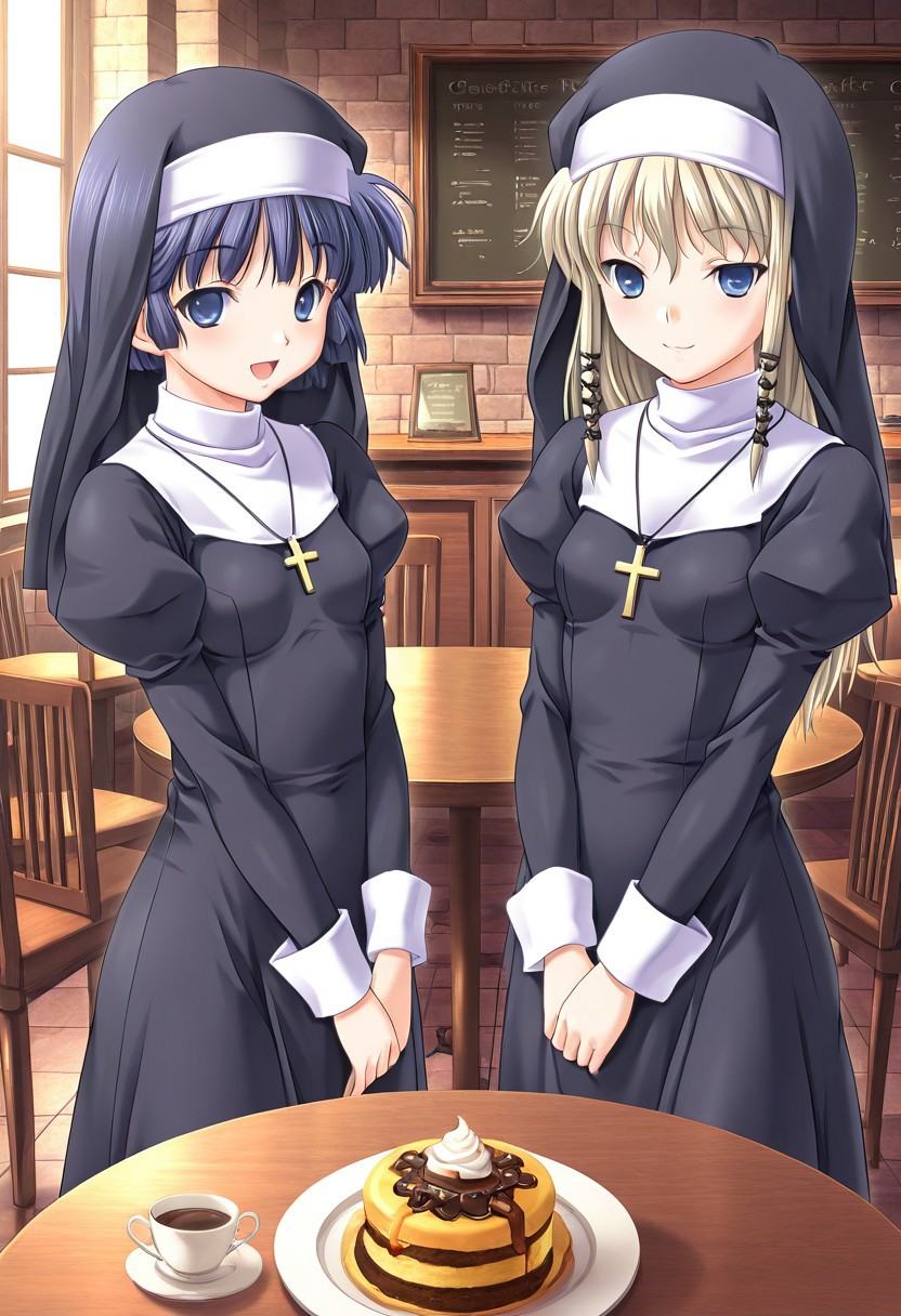 2girls,  HCK2 Arise,  blue eyes on Tensor.Art