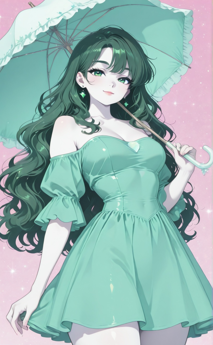 1girl,  solo,  anime woman on Tensor.Art