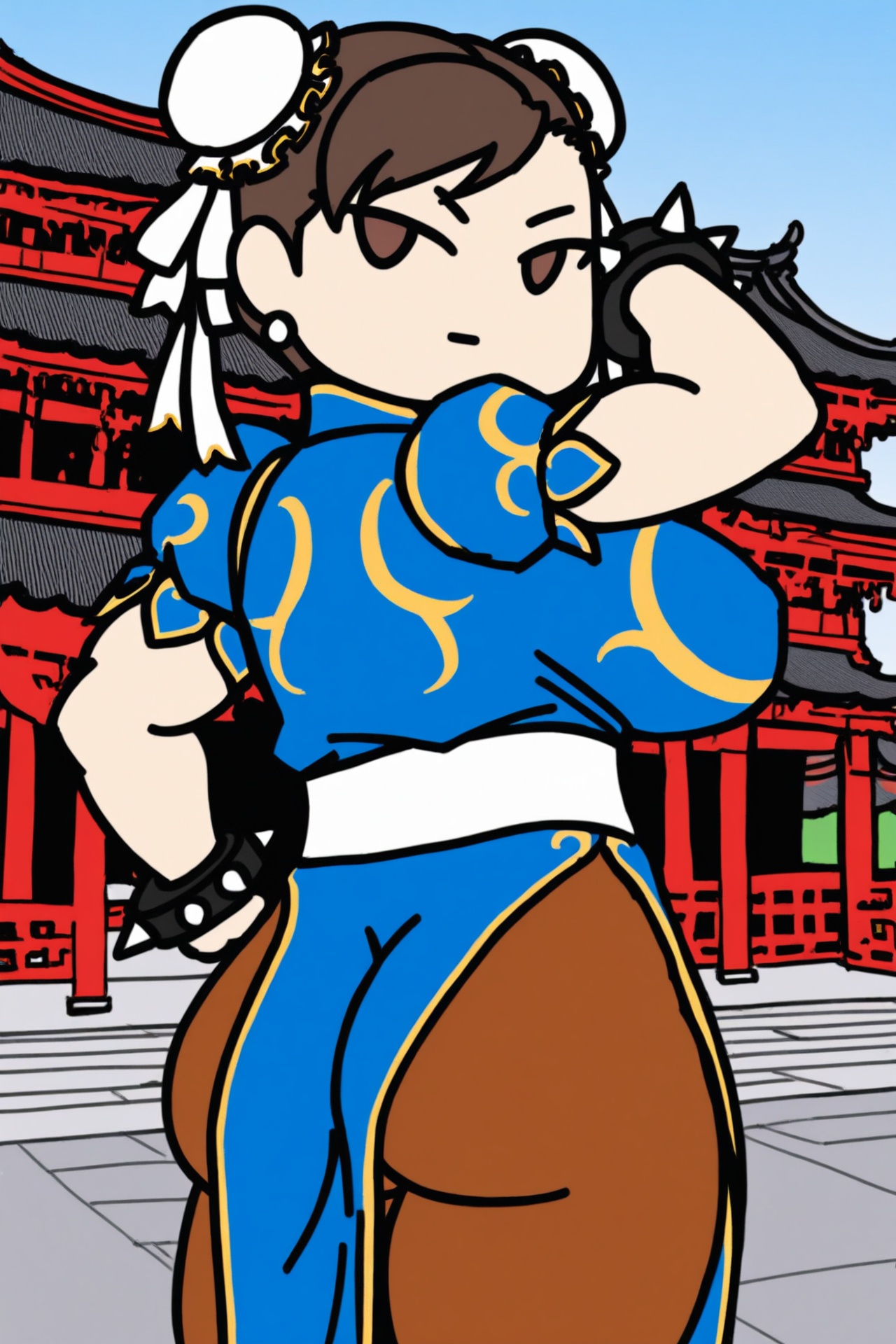 Seseren Style,  chibi,  flat color on Tensor.Art