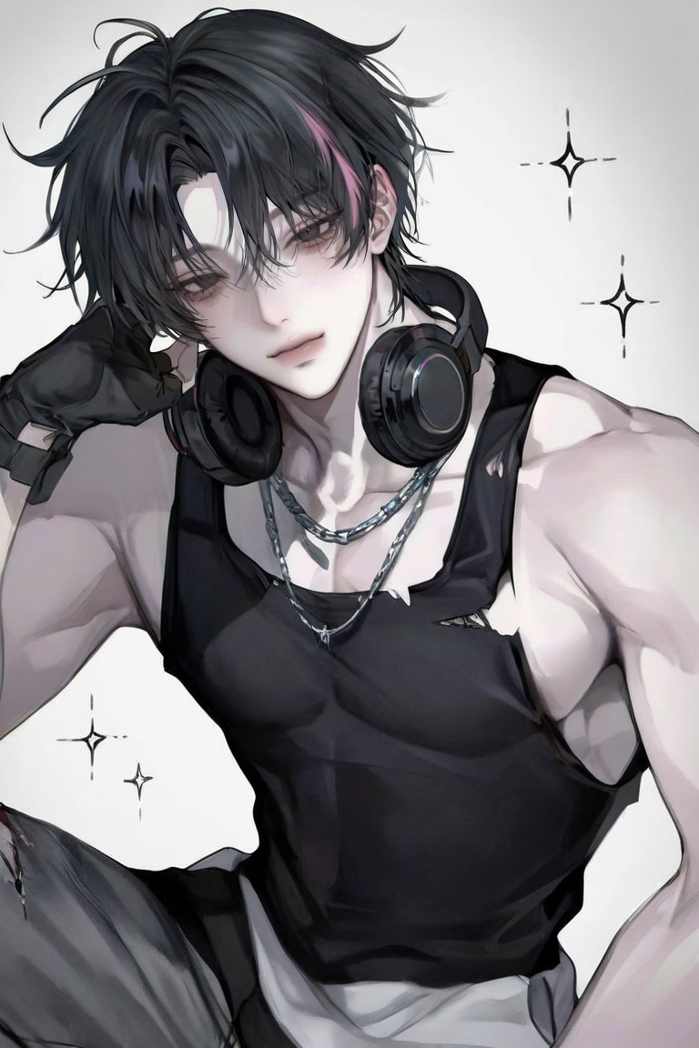 ((man)),  solo,  ((white pale skin)) on Tensor.Art
