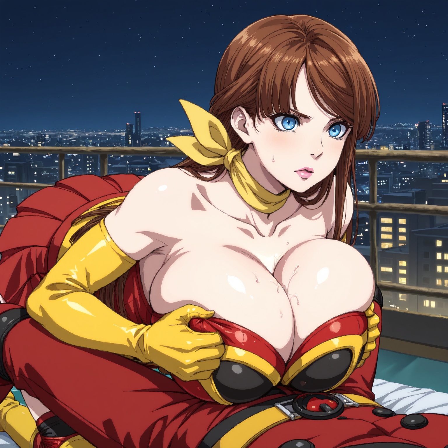 1girl,  okadayuriko,  brown_hair on Tensor.Art
