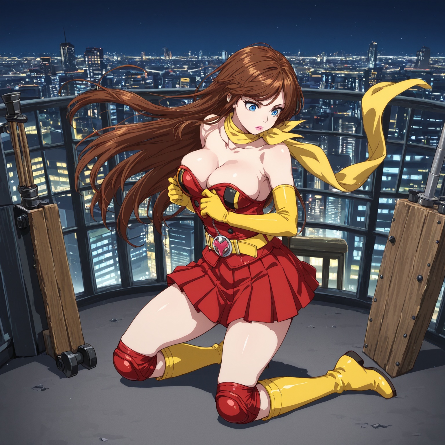 1girl,  okadayuriko,  brown_hair on Tensor.Art