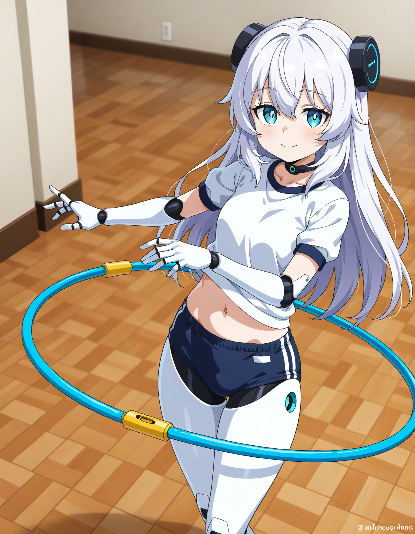 1girl,  HulaHoopDance,  hula hoop on Tensor.Art