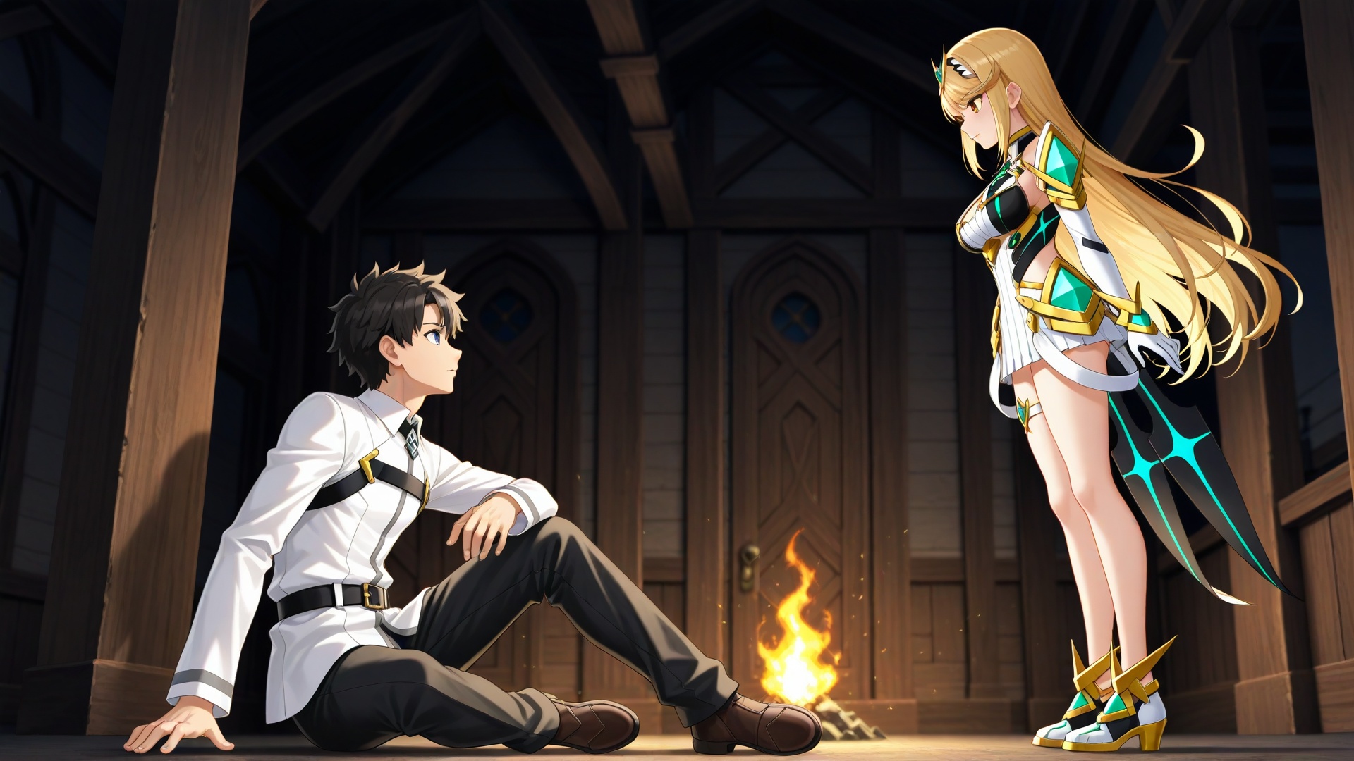 FatefulNight,  1girl,  1boy on Tensor.Art