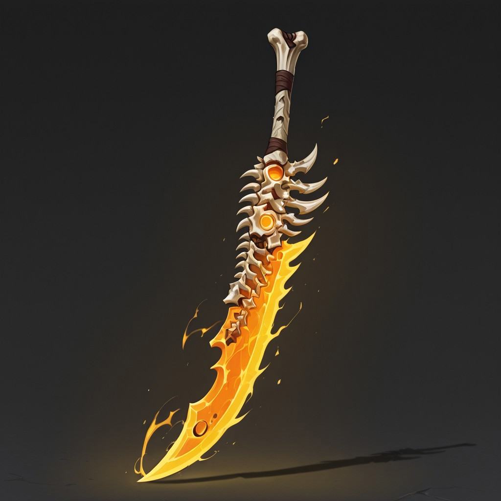 Evil weapon,  simple background,  magic sword gun on Tensor.Art