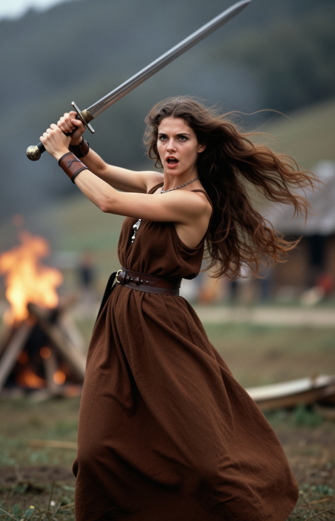 The year is 1987,  and the location is the rugged,  scenic region of Transylvania on Tensor.Art