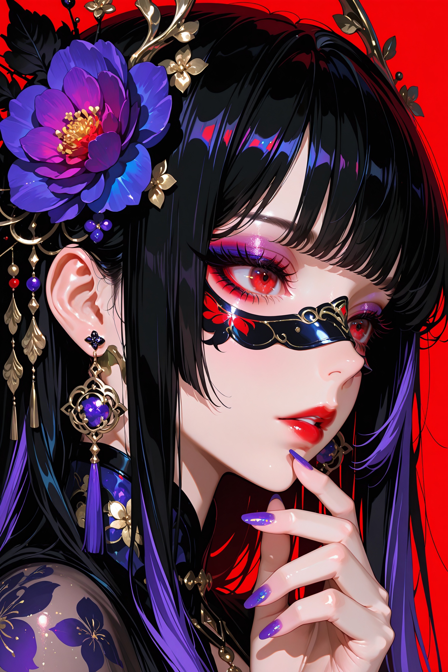 1girl,  solo,  long hair on Tensor.Art