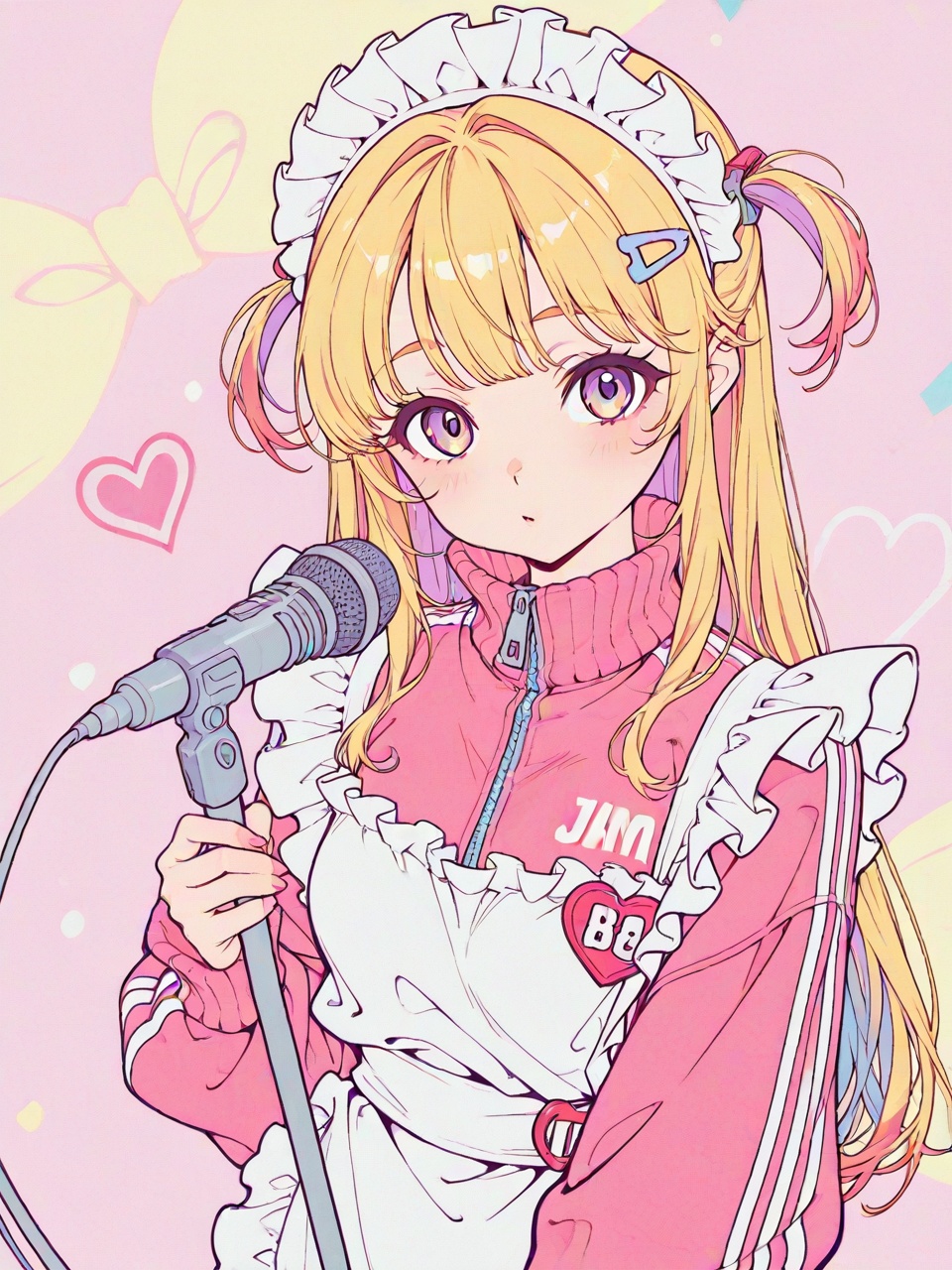 1girl,  jammy chan,  jersey maid on Tensor.Art