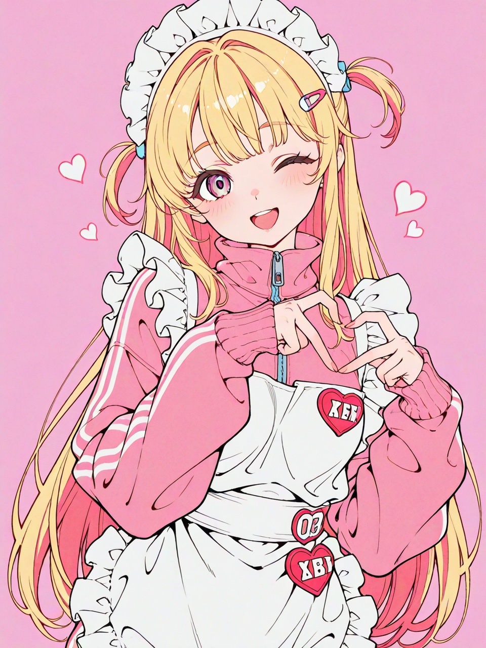 1girl,  jammy chan,  jersey maid on Tensor.Art