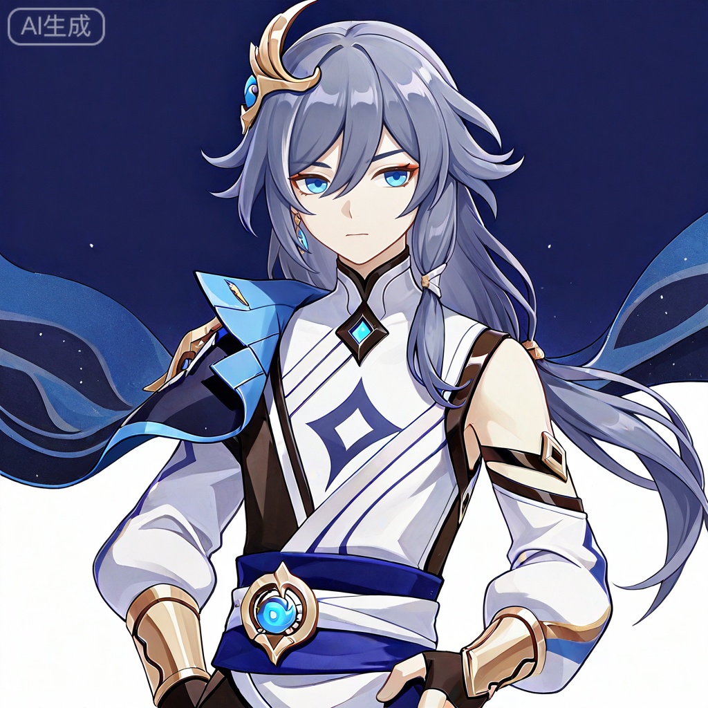 masterpiece, best quality,solo,white background,simple_background,
fu hua,game_poster_style,genshin_impact_style,blue_eyes
