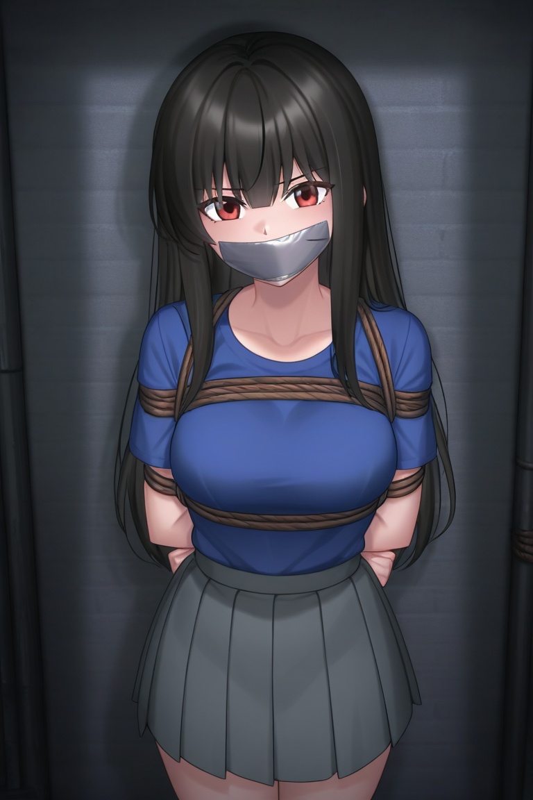 1girl,  solo,  bondage on Tensor.Art