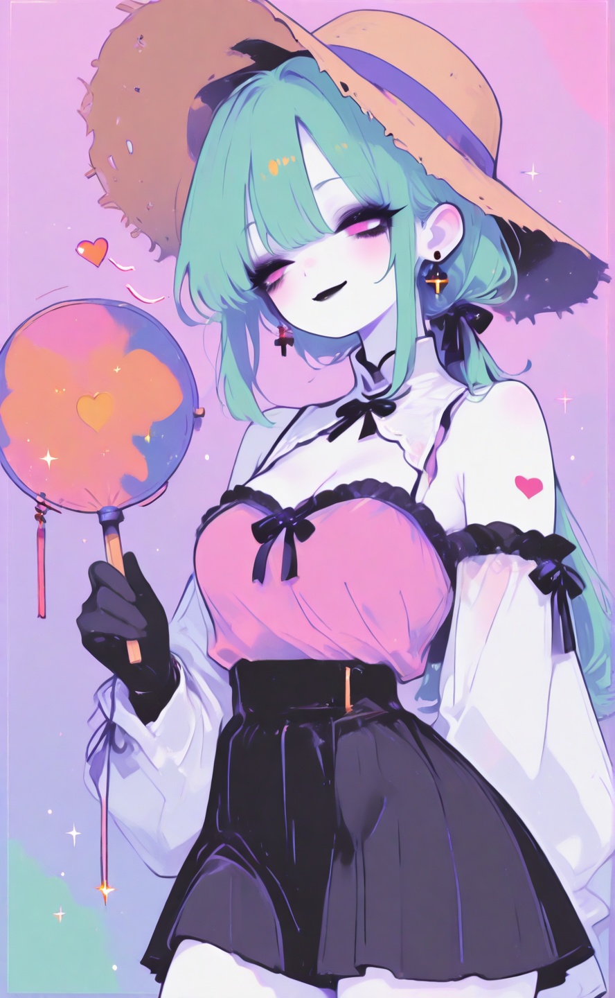 1girl,  solo,  anime woman on Tensor.Art