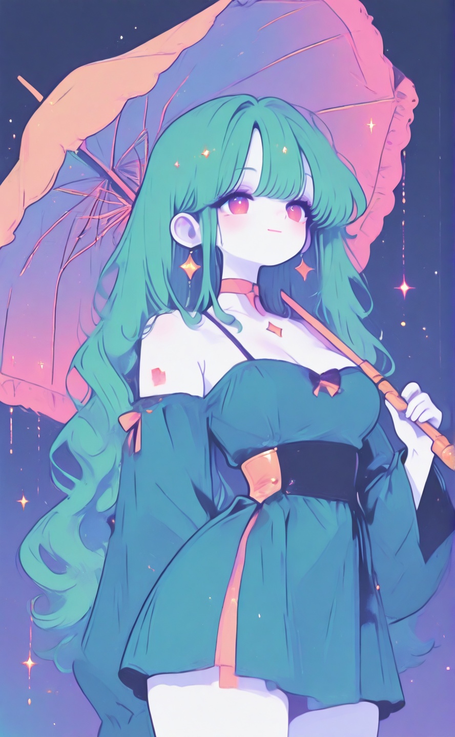 1girl,  solo,  anime woman on Tensor.Art