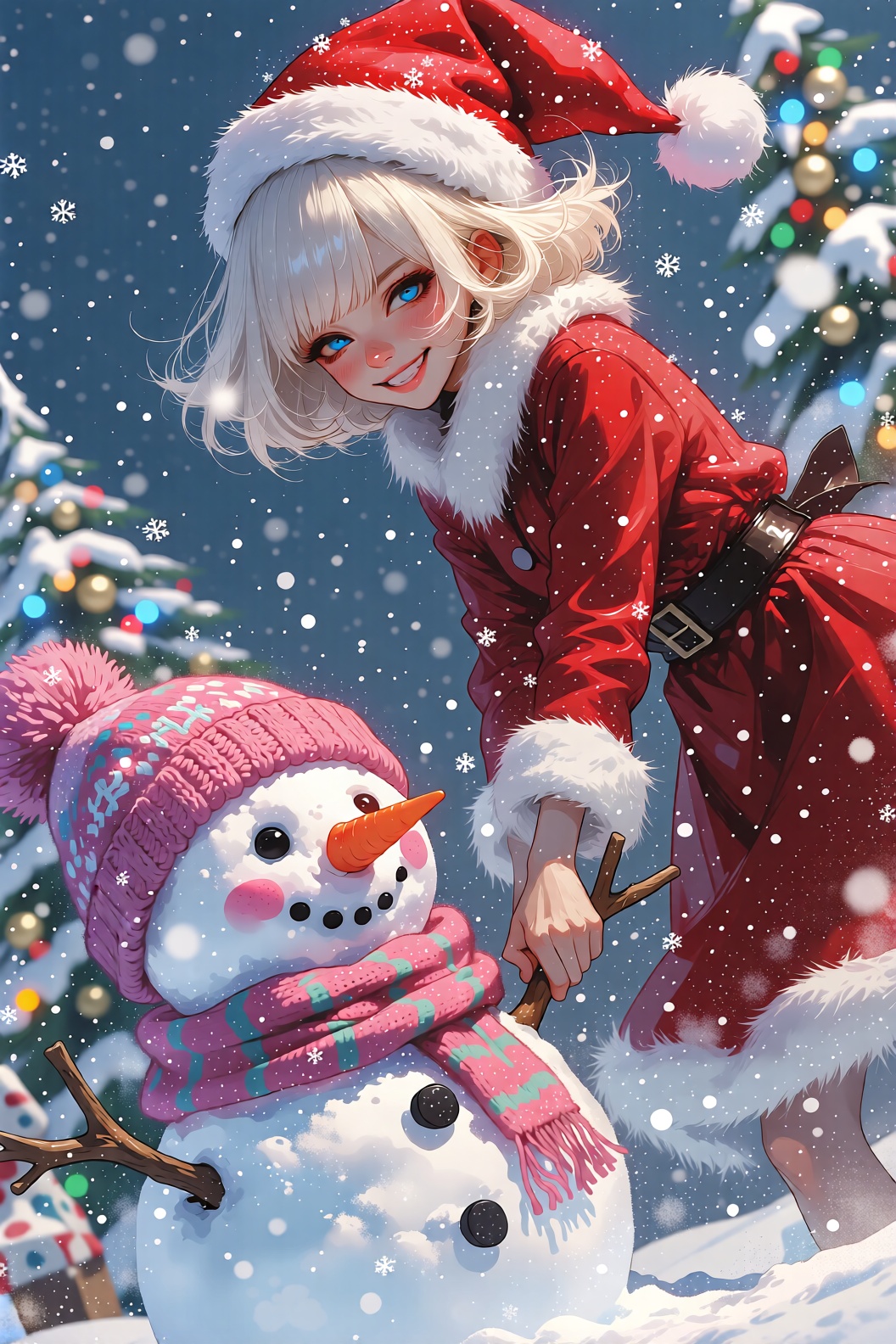 Full-body shot,  low-angle perspective,  a striking woman with a short on Tensor.Art