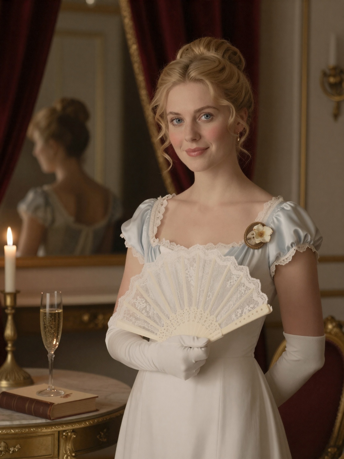 A meticulously art-directed,  historically immersive scene rendered in the ultra-detailed,  elegant realism of cinematic 1...