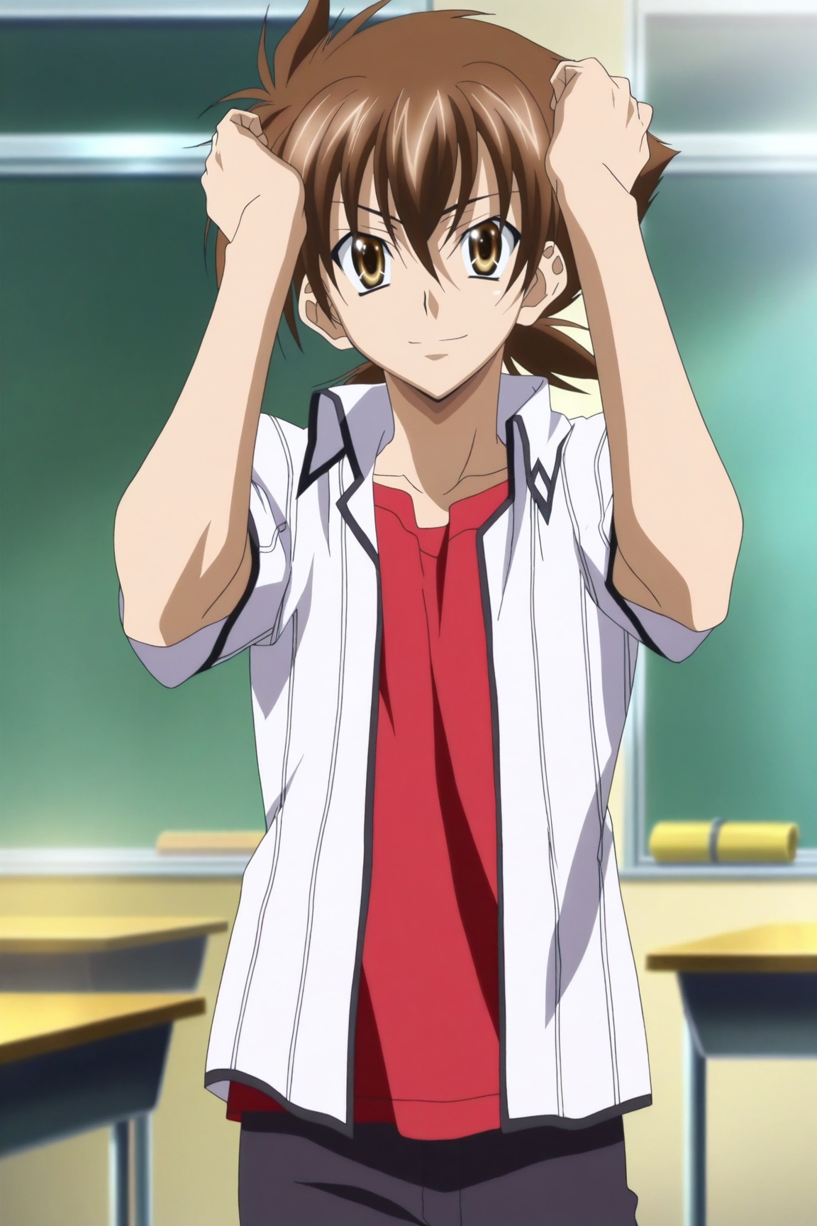1man,  IsseiHYoudouDXD,  brown hair on Tensor.Art