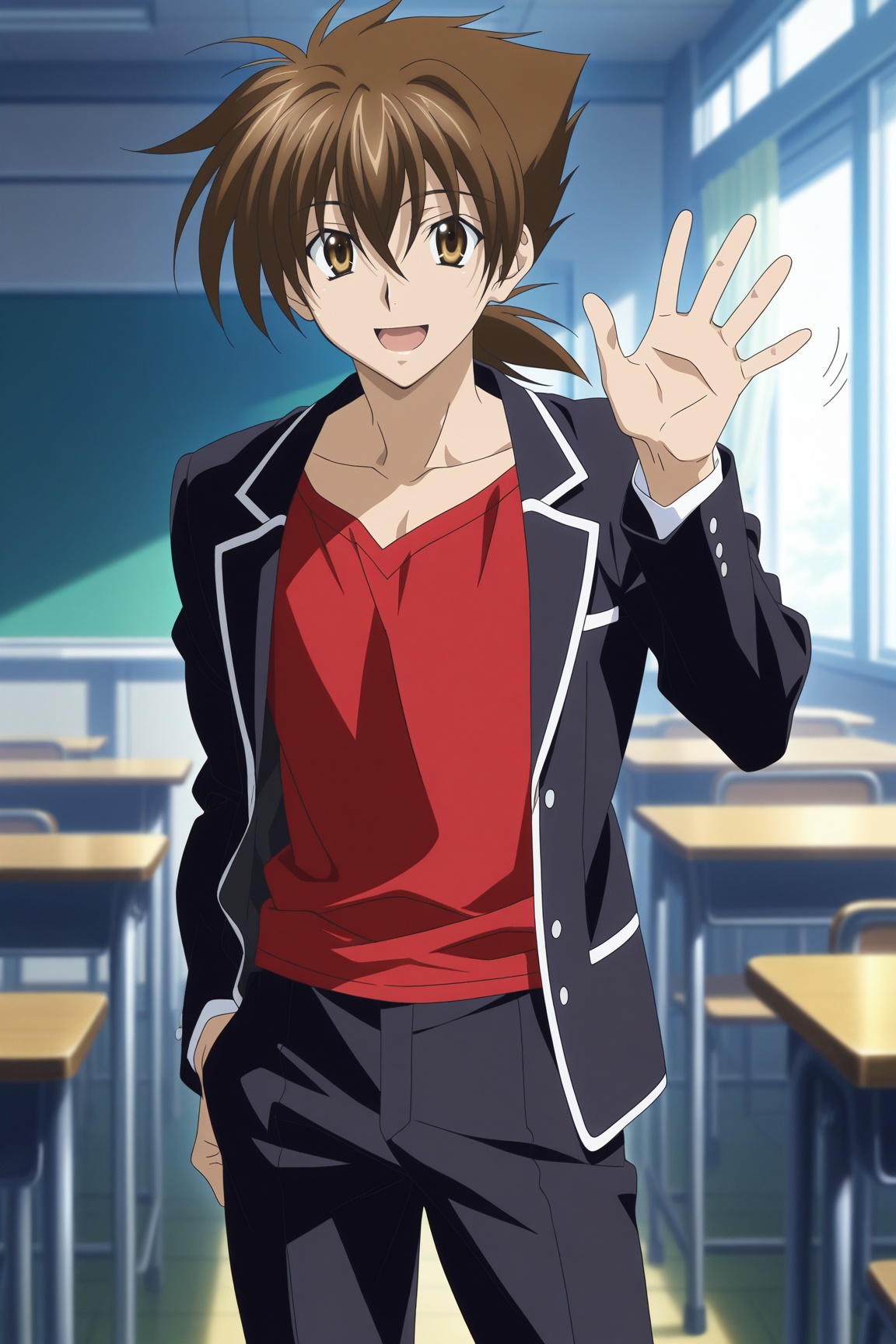 1man,  IsseiHYoudouDXD,  brown hair on Tensor.Art