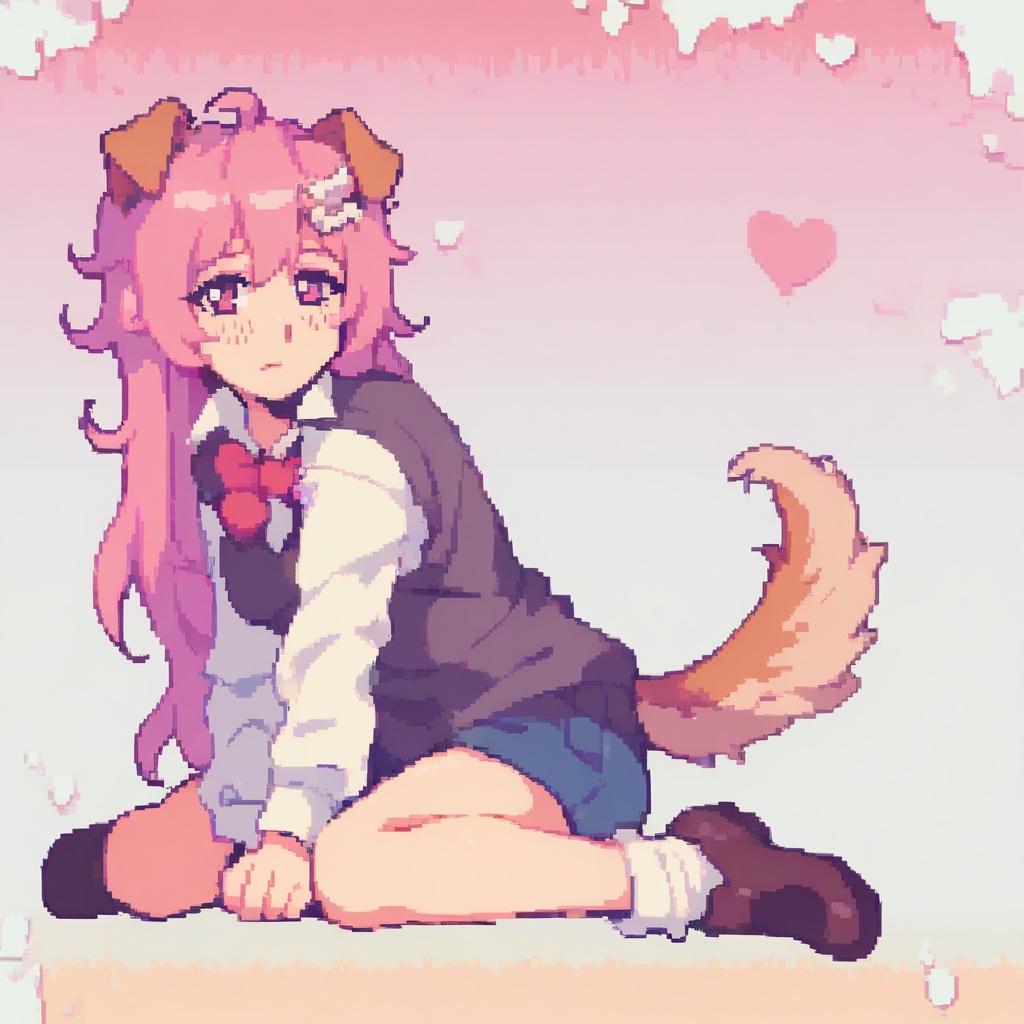pixel_niji_art,  pixelated art style,  retro on Tensor.Art