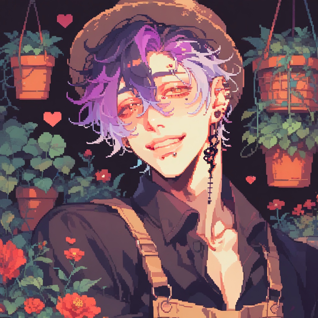 pixel_niji_art,  pixelated art style,  retro on Tensor.Art