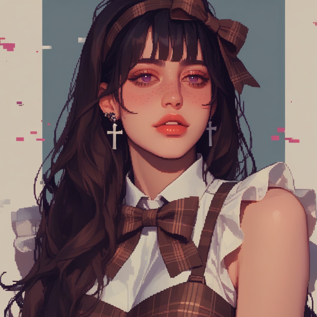 pixel_niji_art,  pixelated art style,  retro on Tensor.Art