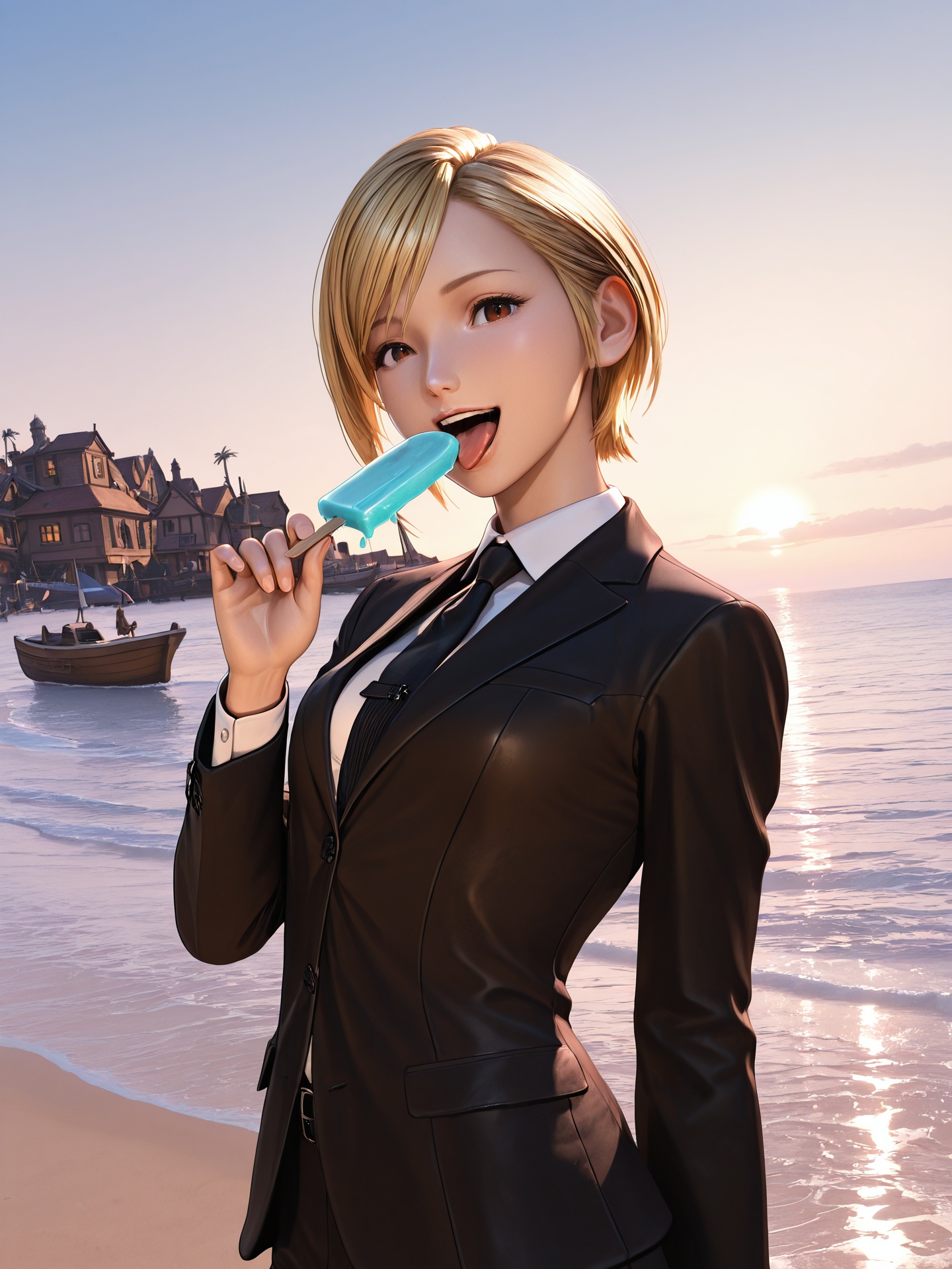 sreliata,  elena \(ff7\),  brown eyes on Tensor.Art