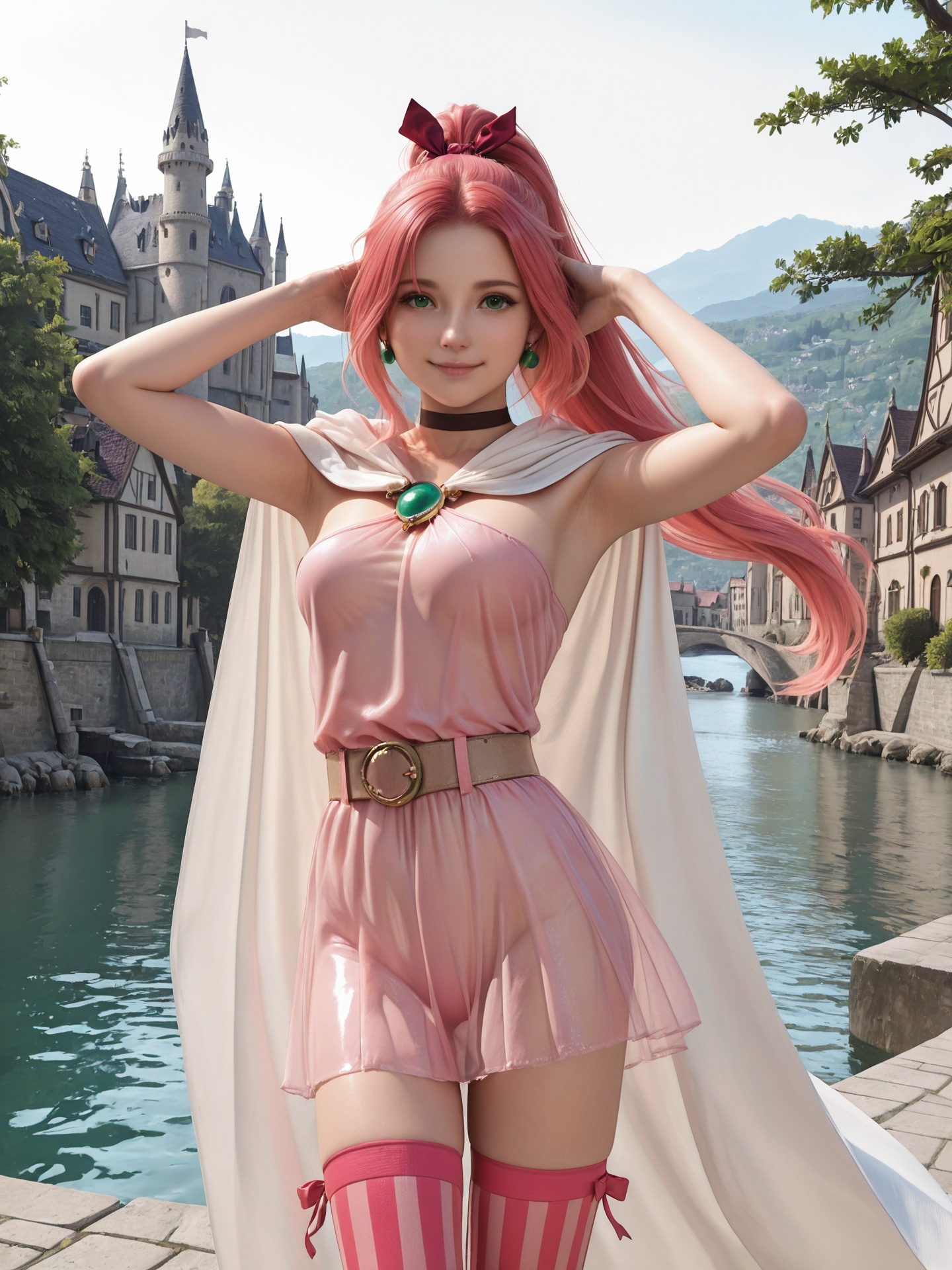 sreliata,  poromffivtay,  green eyes on Tensor.Art