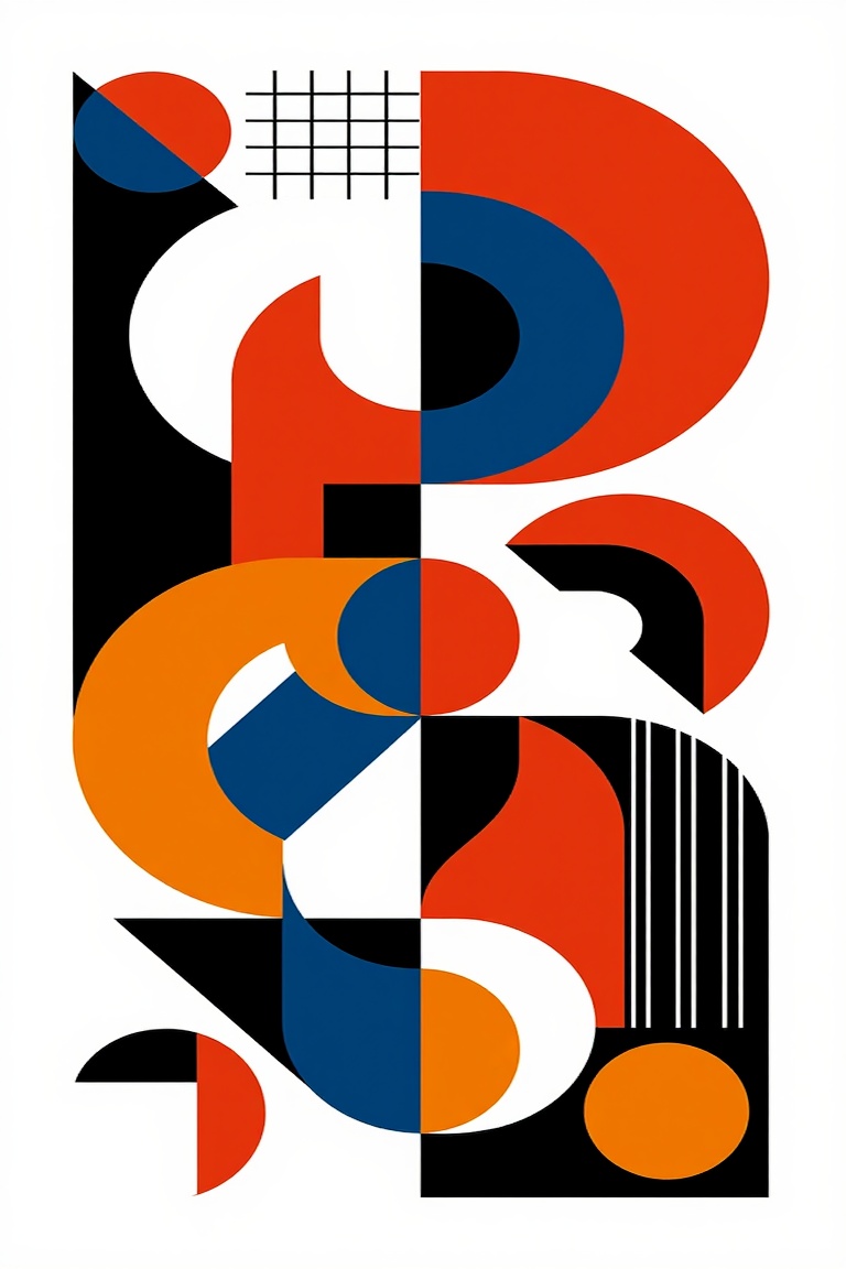composition geometric ,  oumabstract on Tensor.Art