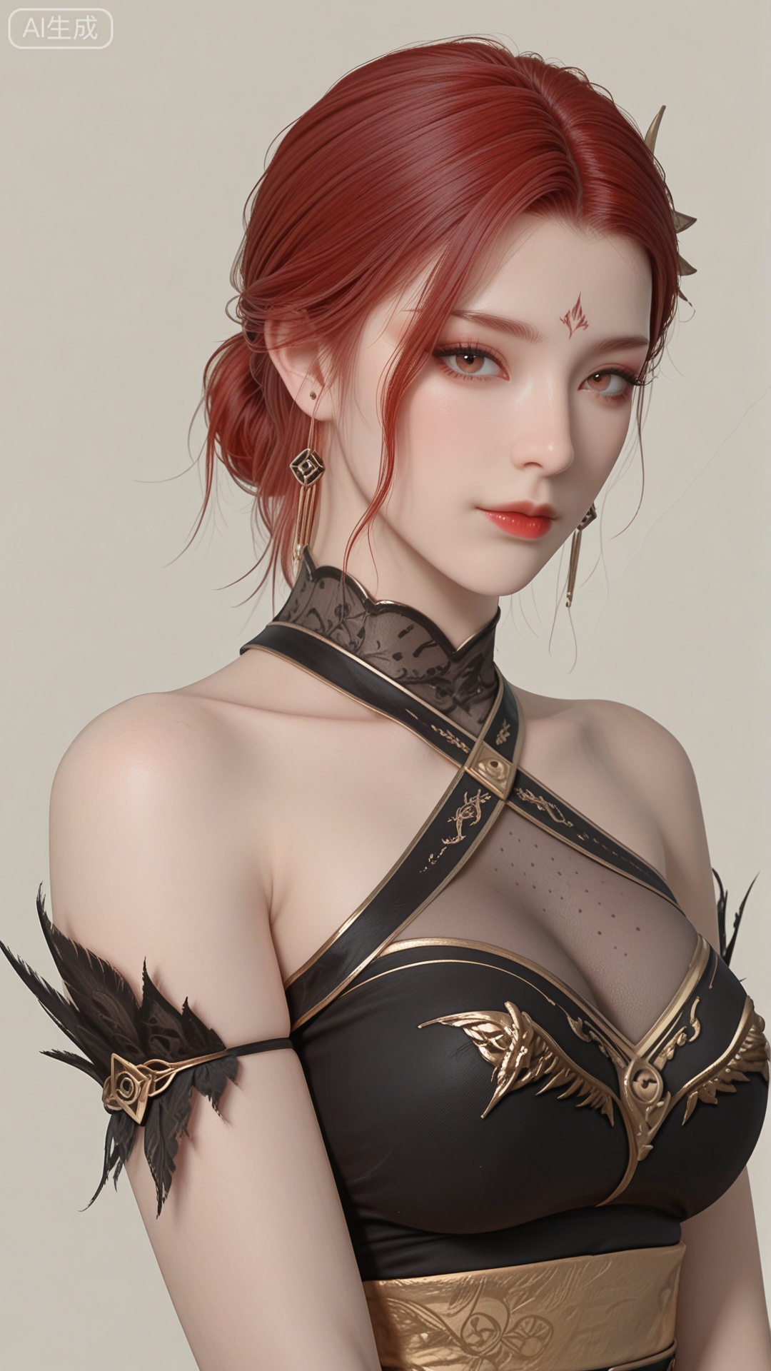 YF clothes, solo, exquisite skin, upper_body, looking at viewer, even illumination, very awa, simple background,