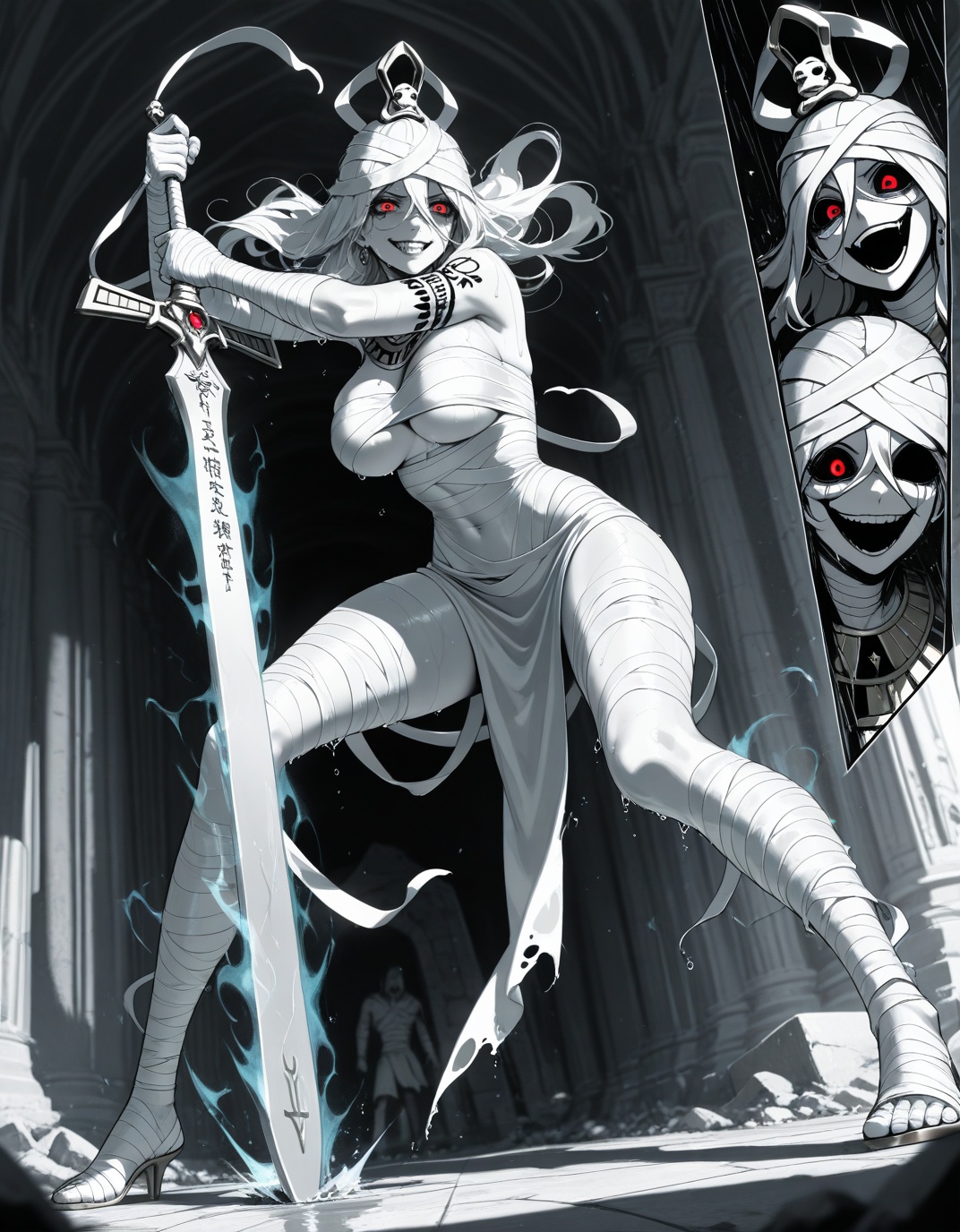 1girl,  mummy Queen,  (elegant style) on Tensor.Art