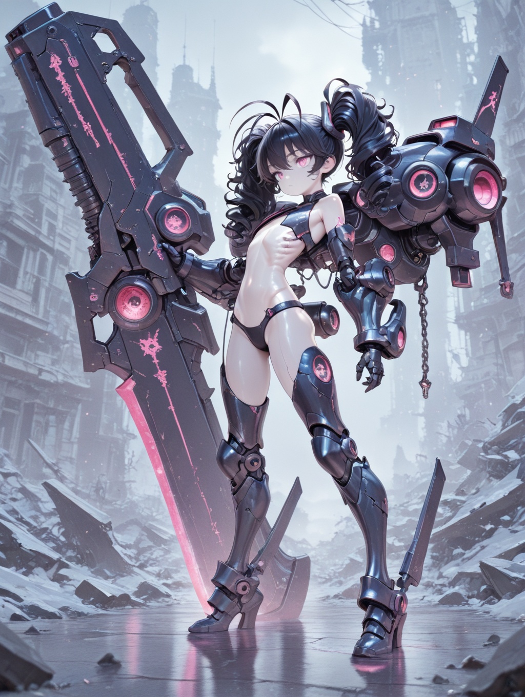 1girl,  mecha girl,  solo on Tensor.Art