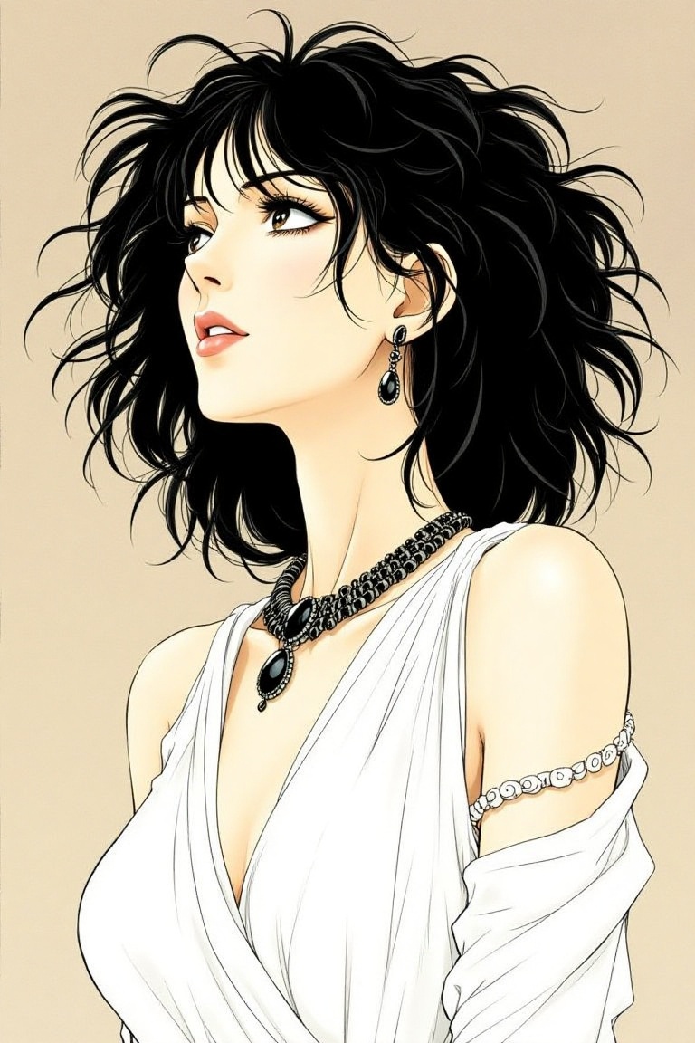 Egypt,  yuri ishtar,  manga "Red River" by Chi Shinozuka on Tensor.Art