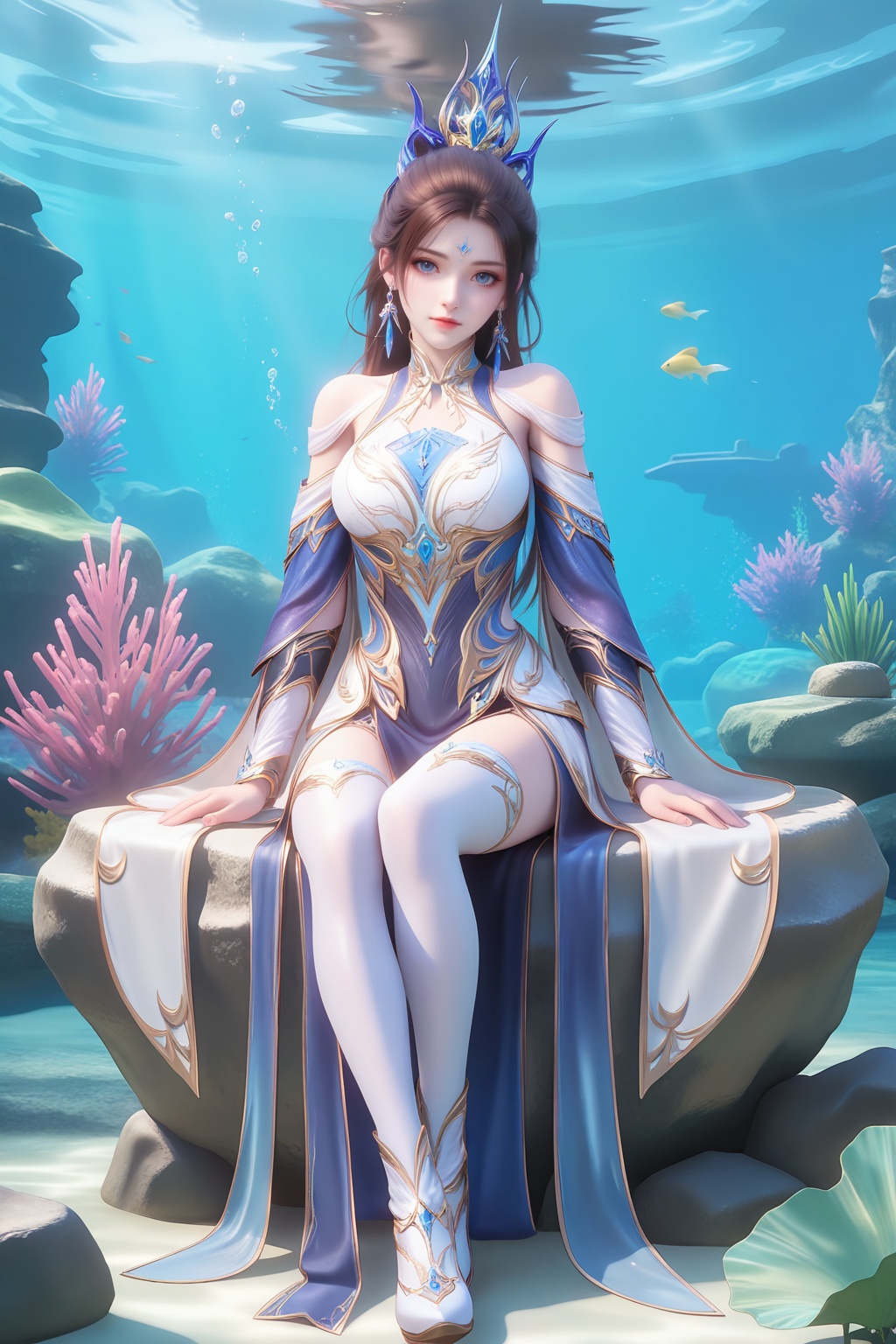 Pond,  Pond,  underwater on Tensor.Art