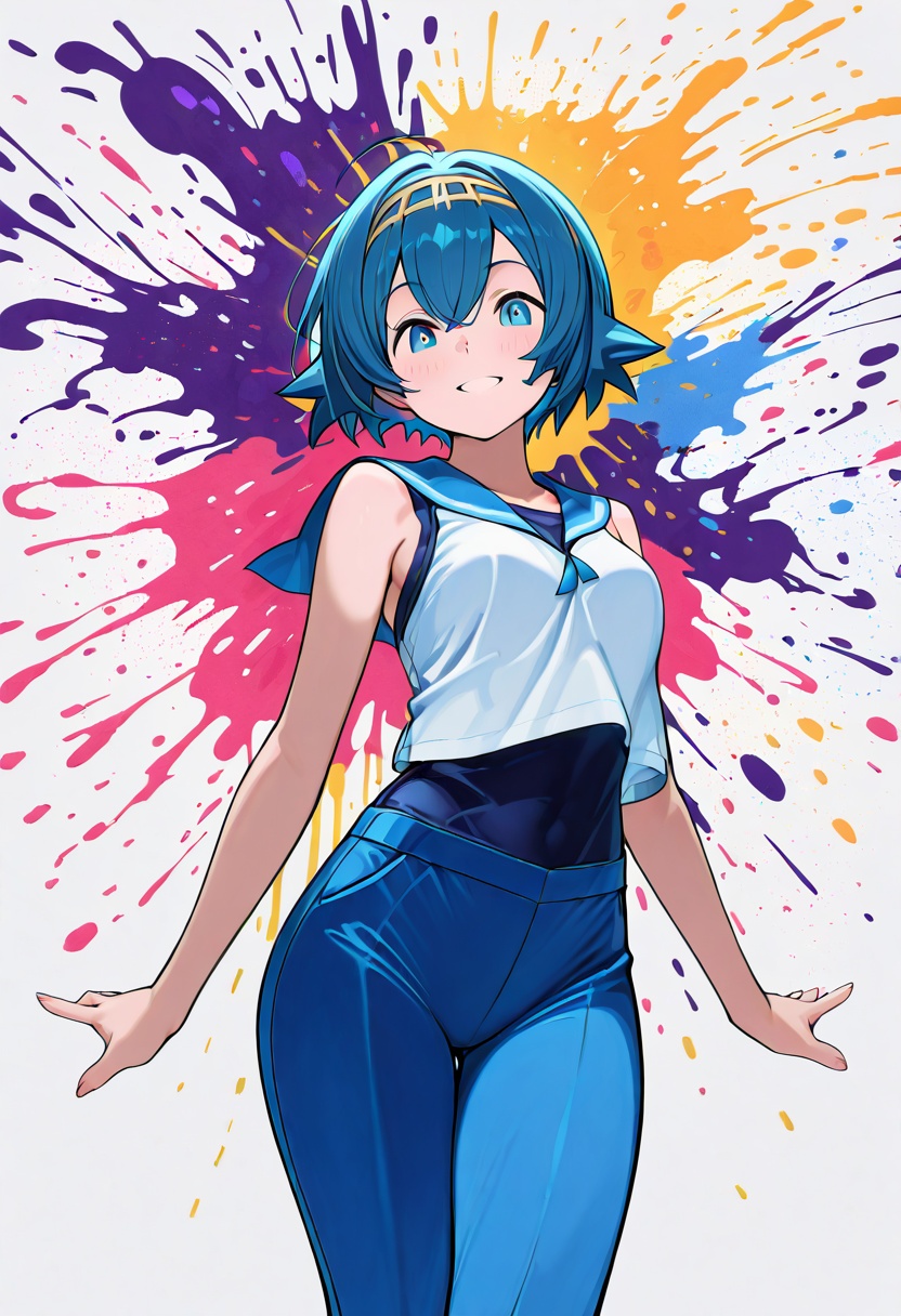 medium breasts,  (curvy),  BREAK on Tensor.Art