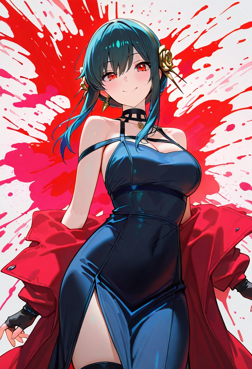 medium breasts,  (curvy),  BREAK on Tensor.Art