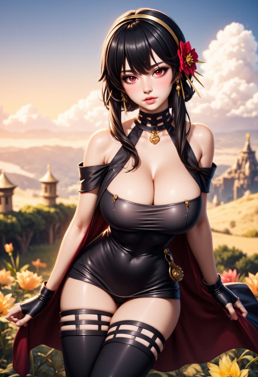 yor briar,  1girl,  solo on Tensor.Art