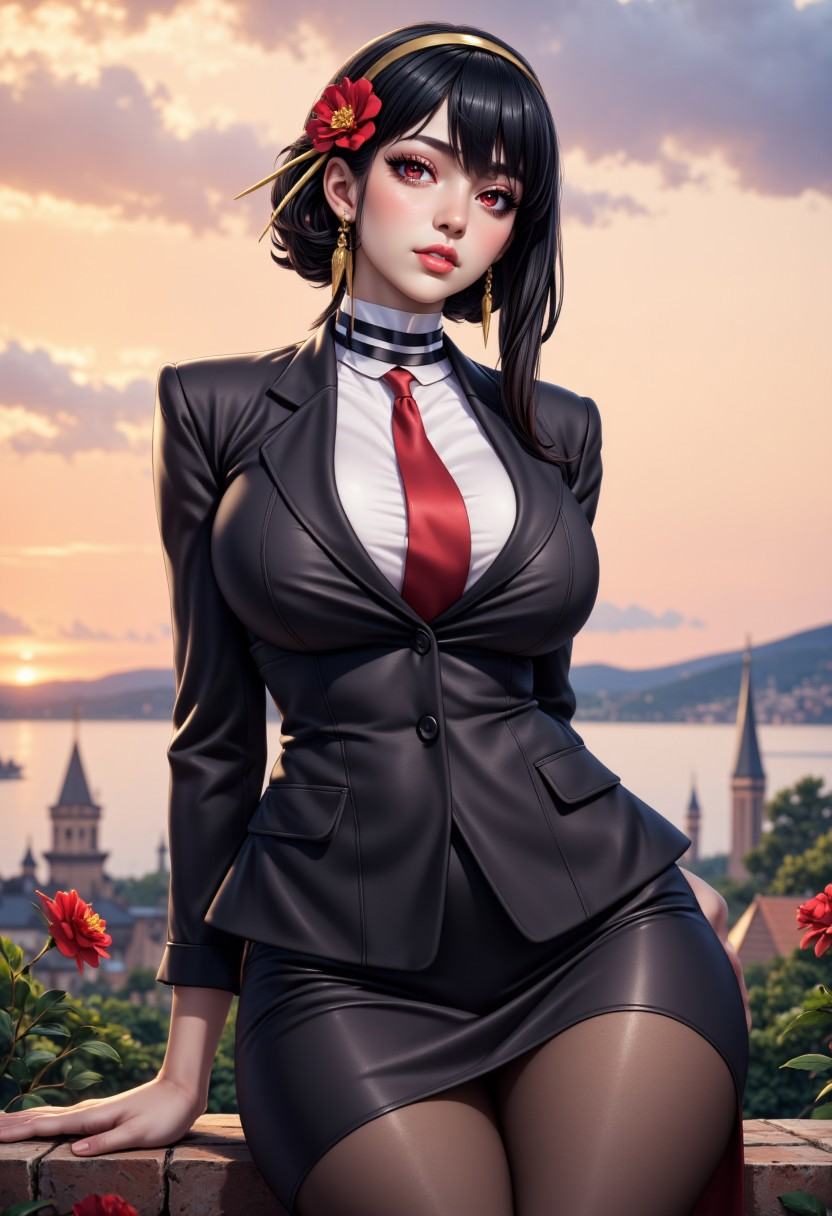 yor briar,  1girl,  solo on Tensor.Art