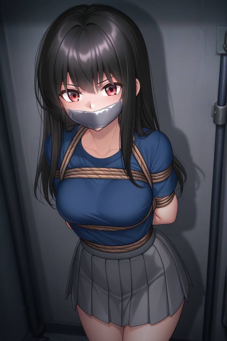 1girl,  solo,  bondage on Tensor.Art