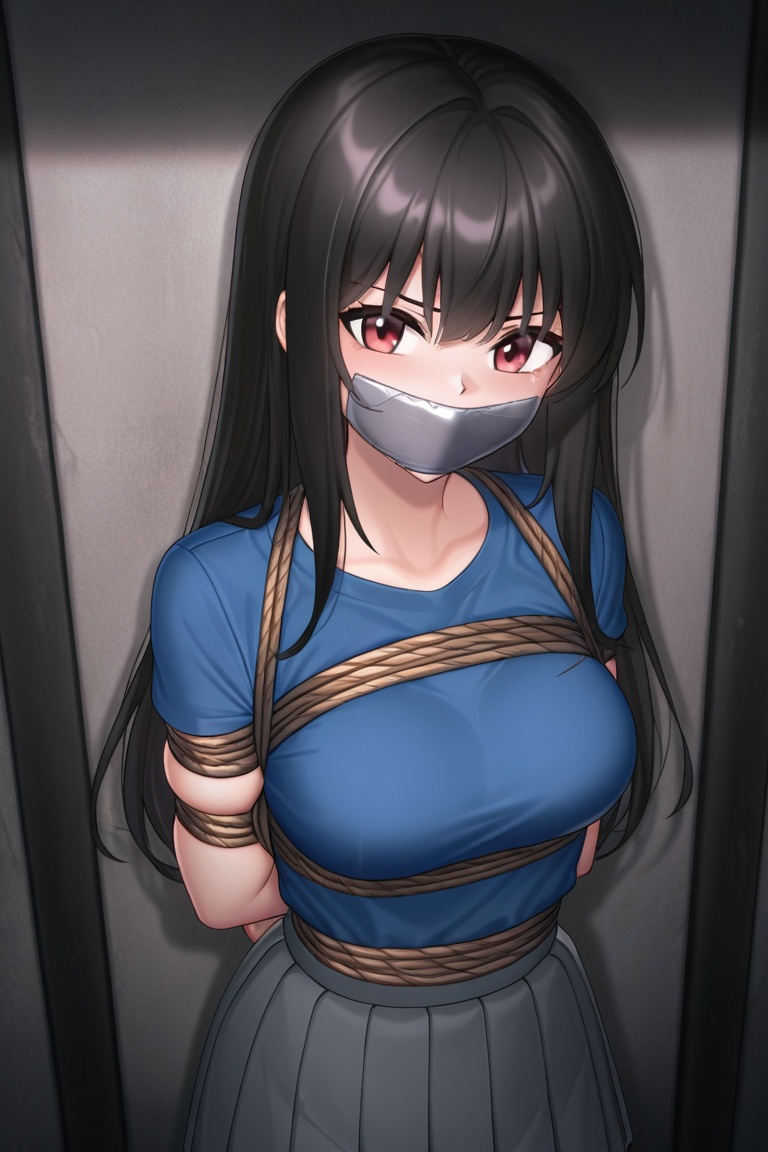 1girl,  solo,  bondage on Tensor.Art
