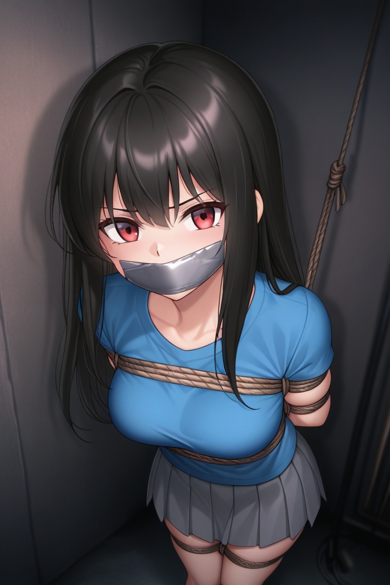 1girl,  solo,  bondage on Tensor.Art