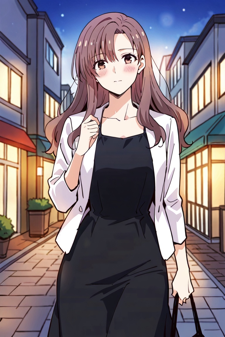 1girl,  solo,  brown hair on Tensor.Art