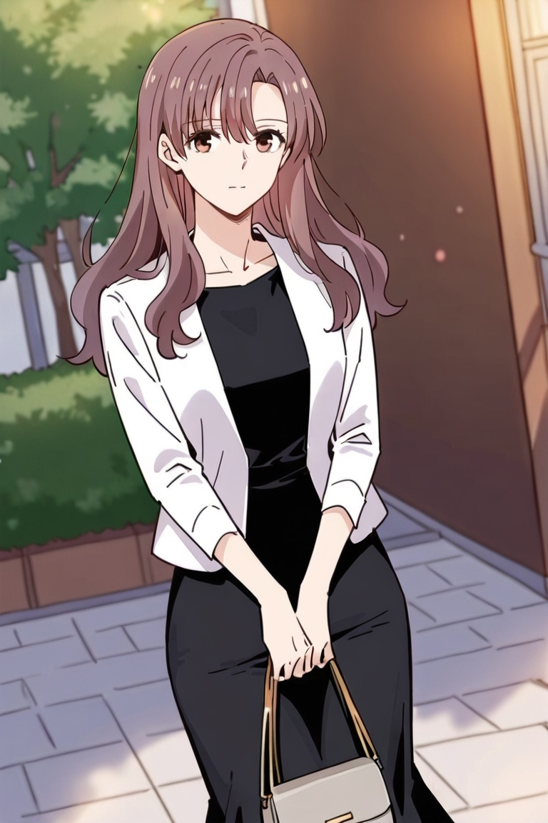 1girl,  solo,  brown hair on Tensor.Art