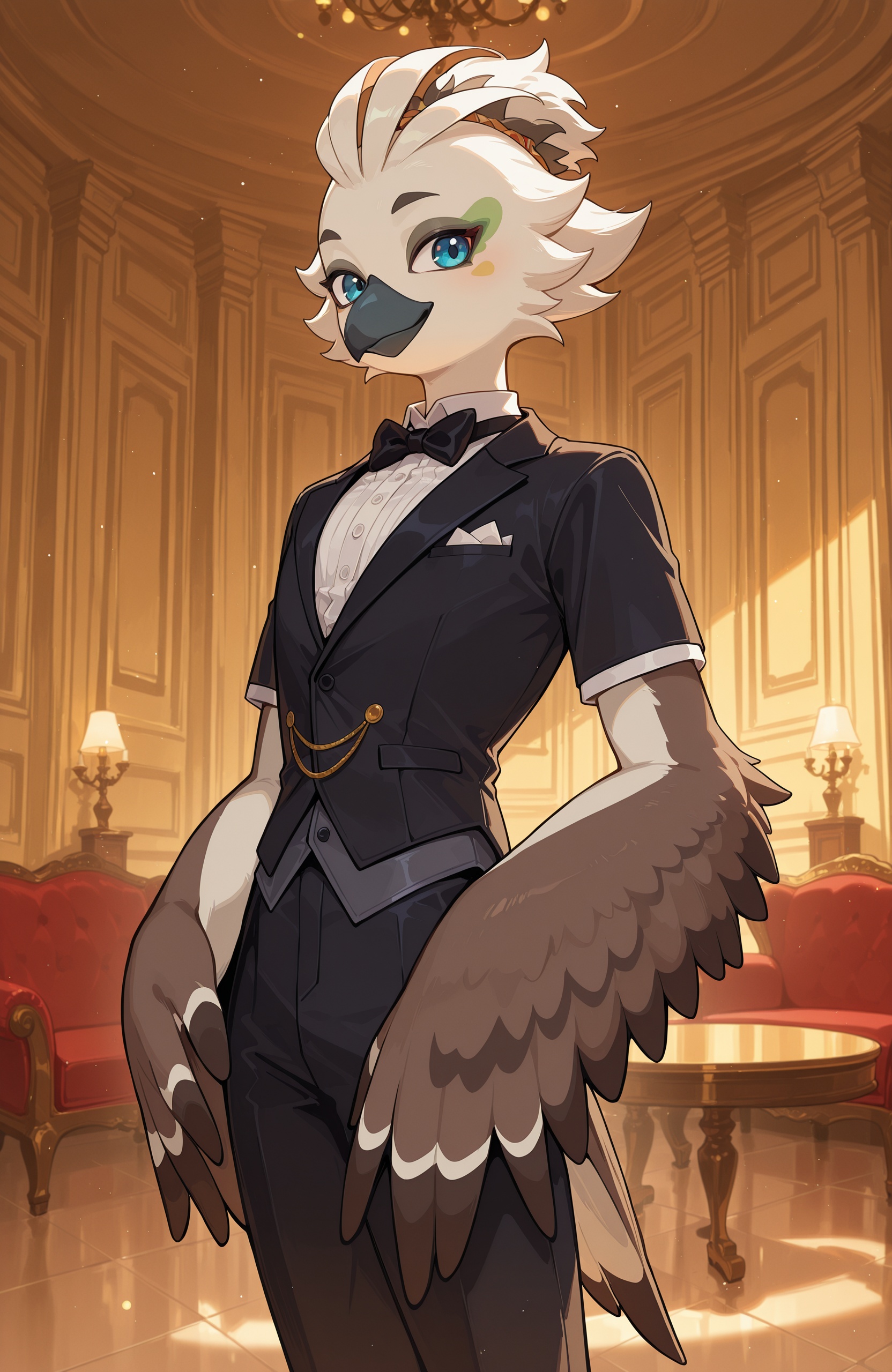 tulin-illu,  bird boy,  furry male on Tensor.Art