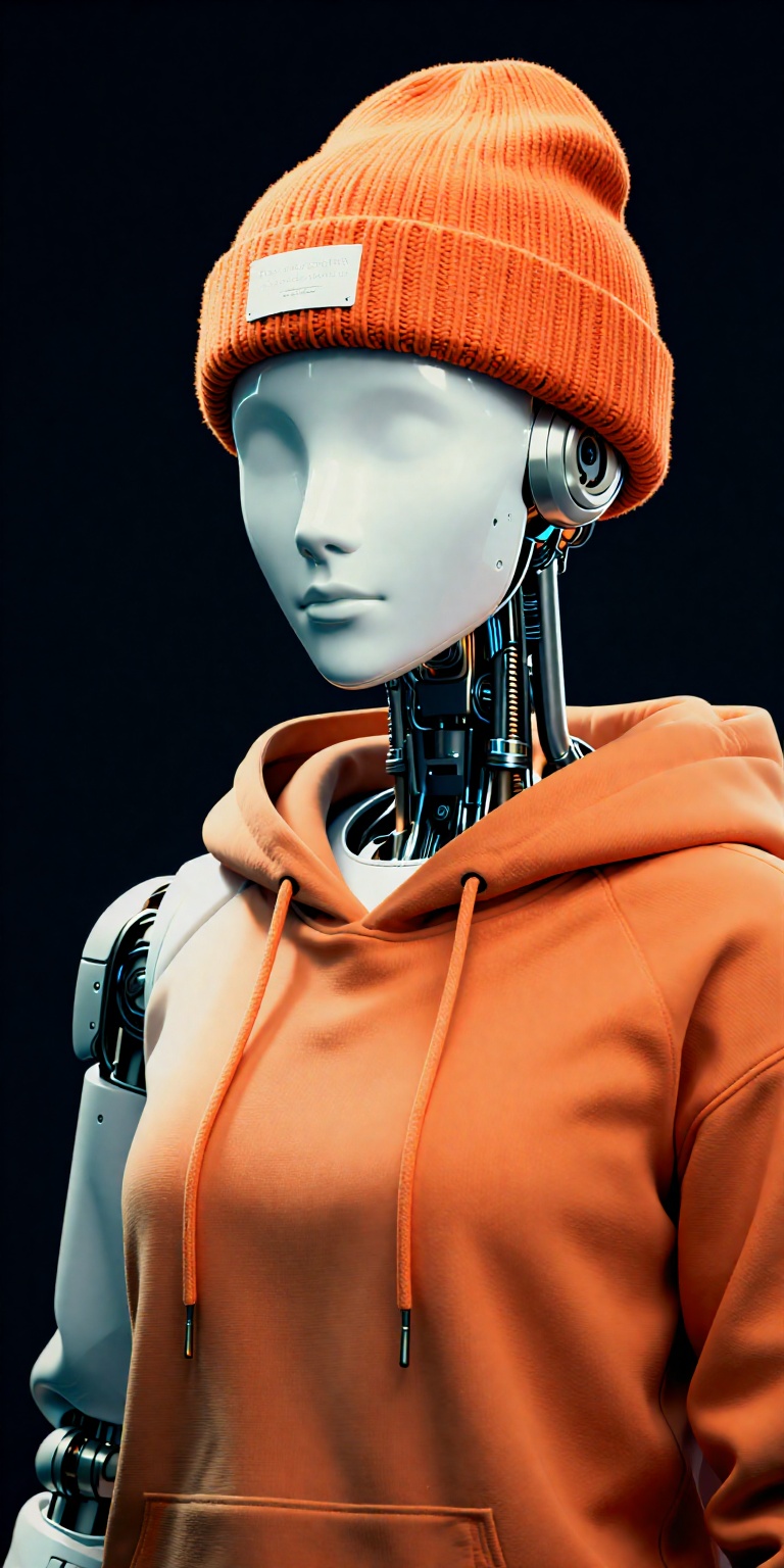 Create a highly detailed,  CGI-rendered photograph featuring an advanced humanoid robot with a sleek,  white on Tensor.Art
