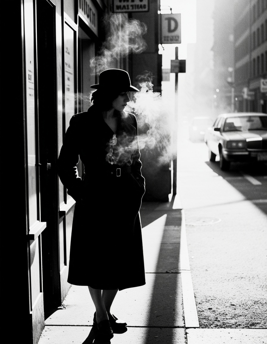 ehleica,  ehnoir,  detective in the street on Tensor.Art