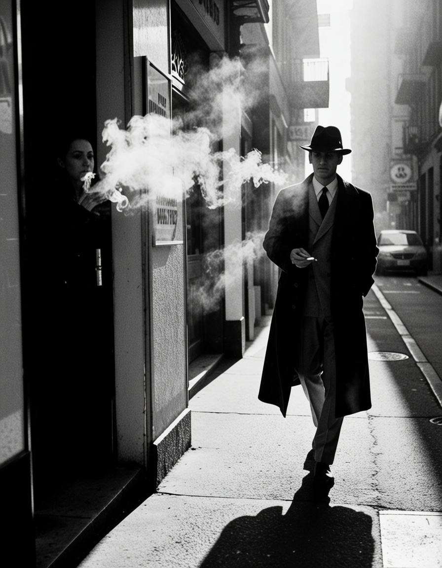 ehleica,  ehnoir,  detective in the street on Tensor.Art