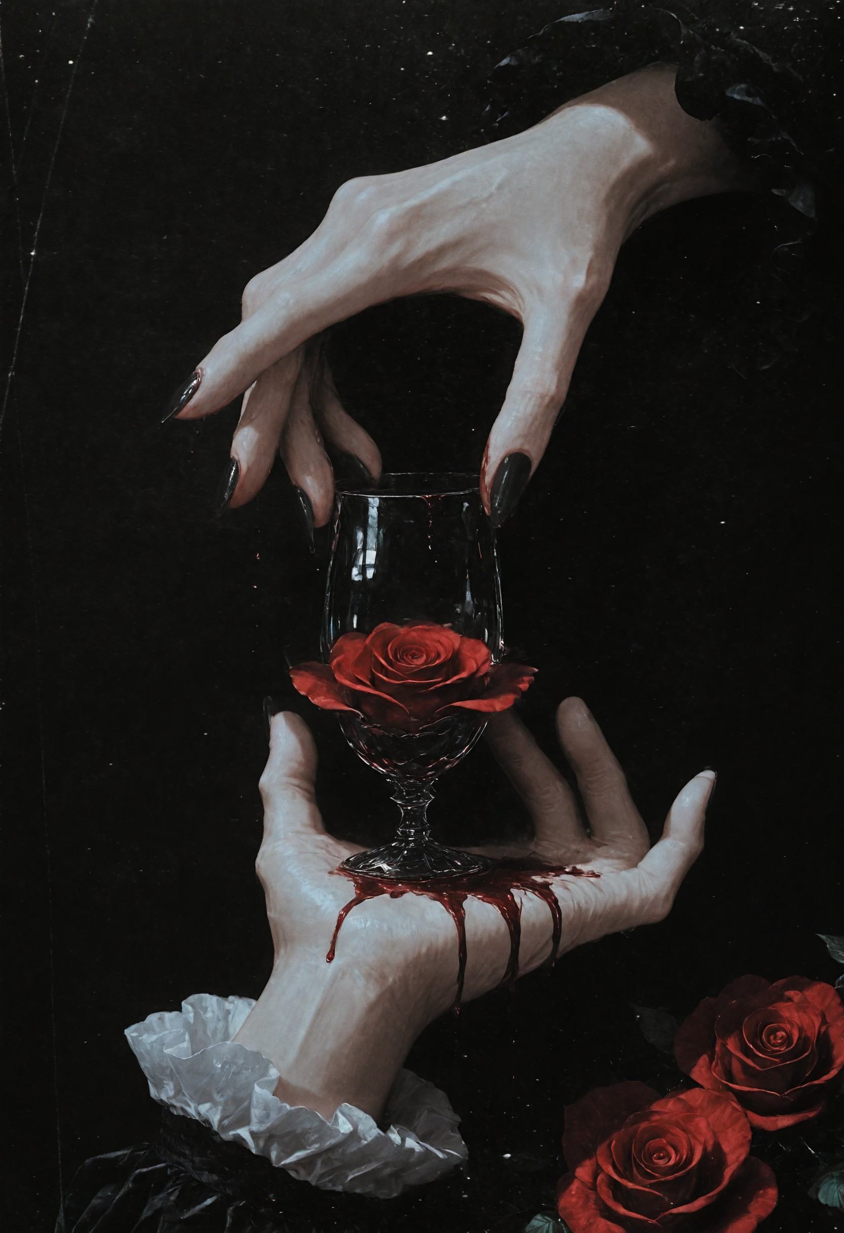 ovr2,  blood on hands,  rose on Tensor.Art
