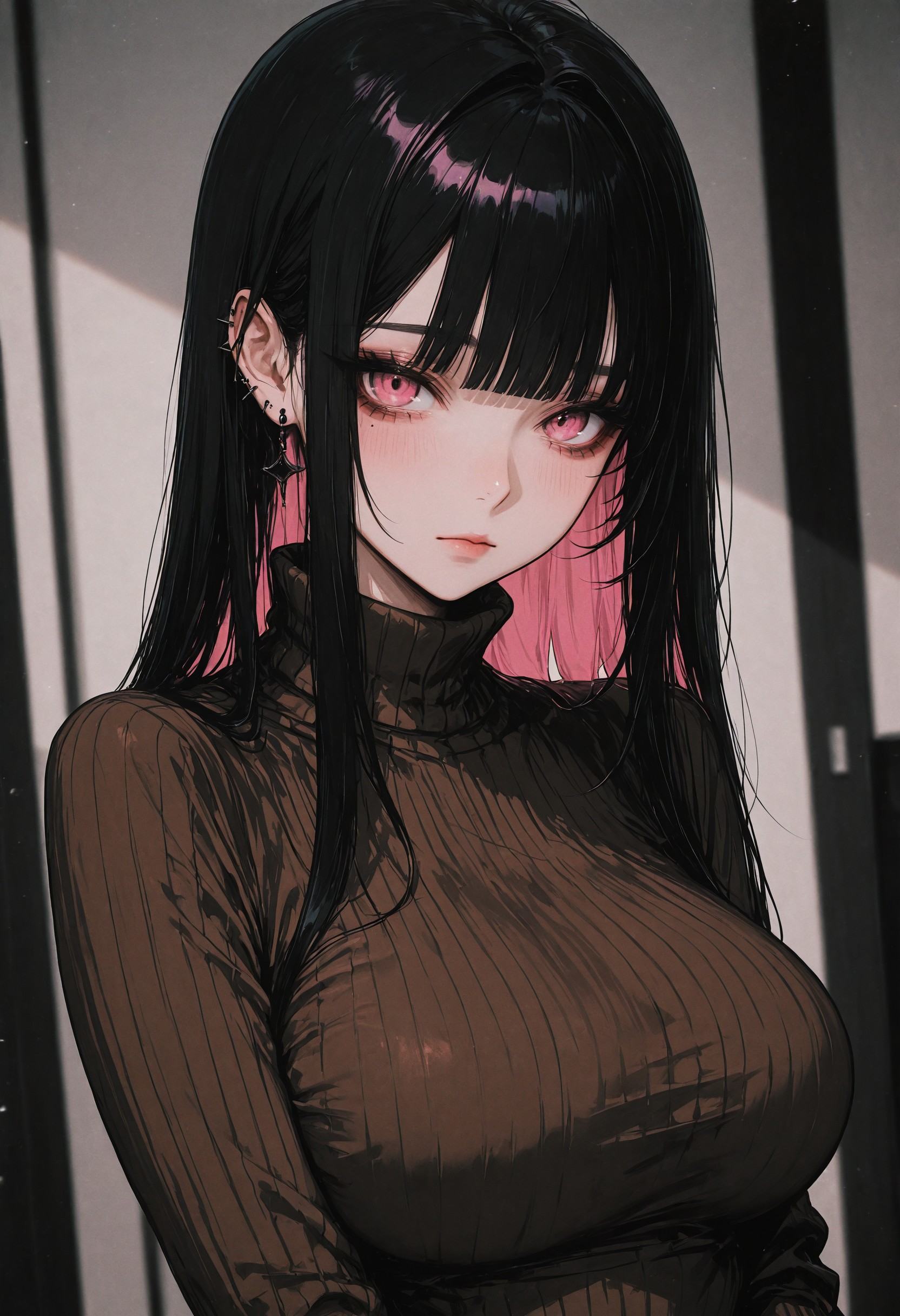 ov3r,  1girl,  colored inner hair on Tensor.Art